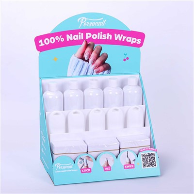 New Arrival POS Cardboard PDQ Tabletop Display Box For Manicure Products