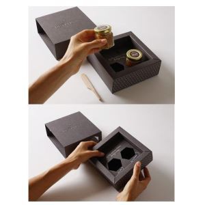 Nice Cardboard Custom Print Drawer Style With 2 Holes Inside Paper Box Packaging For XO Sauce
