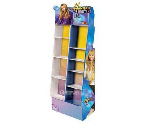 Custom design cardboard retail advertising isplay stands for clothings