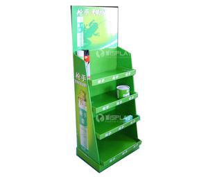 Customized Corrugated Cardboard Floor Display, Cardboard Pop Display for Pillow Promotion