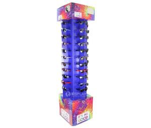 Free Standing Cardboard Floor Display Stand,Sunglasses Flooring Cardboard Display