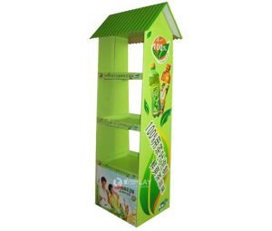 Shenzhen Cardboard Display Factory,Juice Promotional Cardboard Display Shelf Manufacturer