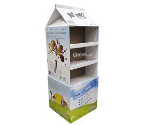 Supermarket Milk Stands, Cardboard Stands Display