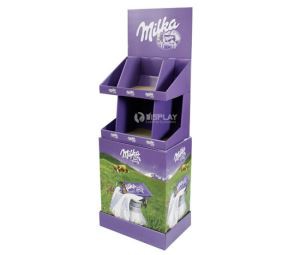 Custom design cardboard retail products display racks​ for snack foods