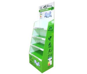 LED Bulbs Promotional Cardboard Display Showcase Custom Logo Print