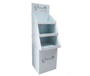 Skin Care Products POP Cardboard Pocket Display Racks