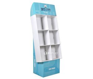 Supply Customized Cardboard Power Wing Floor Displays for New Item Display