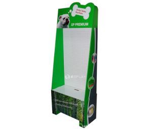 Custom Point of Purchase Pegboard Hook Cardboard Display Accessories Stands