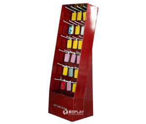 Cardboard Display With Peg Hook For Mobile Accessories