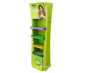 custom point of sale cardboard cosmetics hook display ​stand