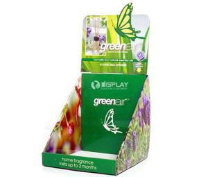 Light Duty Corrugated Cardboard Display Boxes , Cardboard Counter Display Box , Fragrance Counter Box