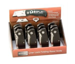 E Flute Cardboard Carton Display Boxes , Counter Display Boxes Display for Knives