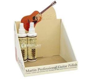 Retail Cleaning Spray Counter Cardboard Display Boxes for guitar