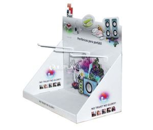 printed Phone Accessories Counter hook Display stand Cardboard
