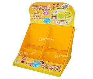 Promotional CD Cardboard Product Display Quickly, Cardboard PDQ for DVDs