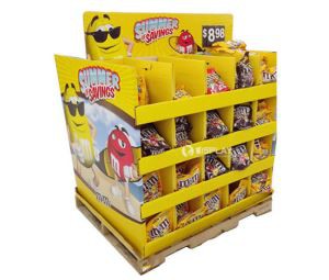Food Promotional Cardboard Pallet Display Supplier, Cardboard Pallet Display Factory