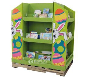 Huge Capacity Cardboard Pallet Display Stand , Paper Corrugated Display