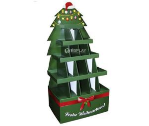 Manufacturing POP Cardboard Christmas Tree Display with Custom Printing
