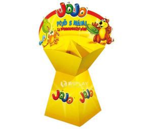Corrugated Cardboard Recycling Bins for Candies Retail