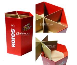 Corrugated Dump Bins , POP Cardboard Dump Bin Displays with Customized Design
