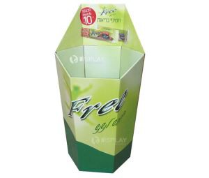 Custom POP Retail Dump Bins , Cardboard Dump Bin Display Stand