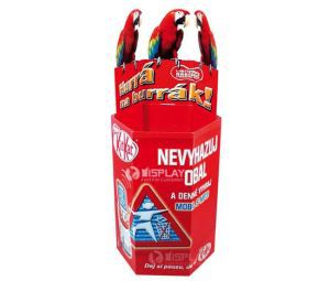 Food Promotional Dump Bin Display , Beverage Cardboard Promotional Dump Bins