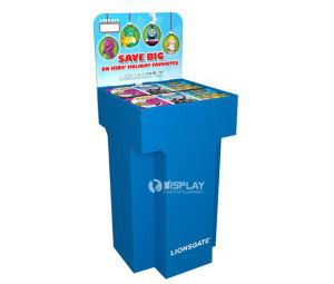 Free Standing Corrugated Cardboard Magazine Dump Bins