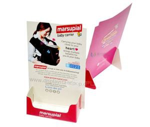 Cheap Custom Cardboard Paper Business Card Holders or Displays for 100pcs Business Cards