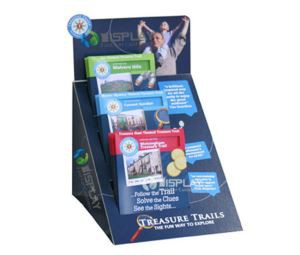 Custom Print POP Cardboard Brochure Display Holders