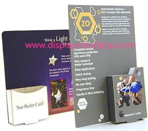 Promotional Paper Brochure Holder Cardboard Leaflet Dispenser