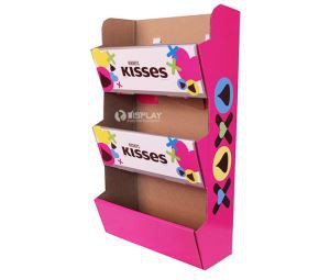 Cardboard Walmart Sidekick Display, Retail Sidekick Display with Shelves