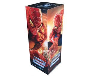 4 Sided Column Cardboard Totem Lama Display Customized- JC Displays
