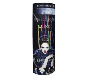 Automatically Elliptical POP UP Totems, Cardboard POP UP Totems with CMYK Offset Printing