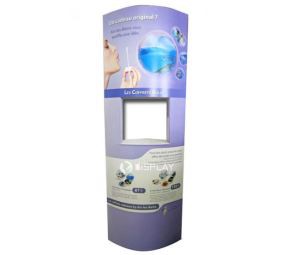 Customized Cardboard Lama Stand with Brochure Holders for Promotion
