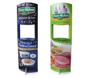 Food Promotional Display Stand Cardboard Totem Stand for Sushi