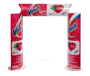 Supermarket POP Arch Cardboard Lama Display Promotional Cardboard Totem Lama Display