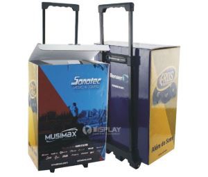 Custom Corrugated Paper Cardboard Trolley Boxes On Wheels