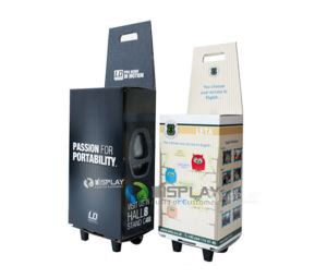 Customized Eco-friendly Cardboard Paper Trolley Boxes for Shopping Or Exhibition