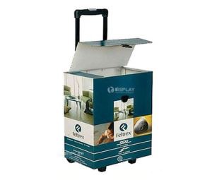 Paper Trolley Luggage Box Paper Cardboard Trolley Case