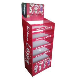 Bespoke Ladies' Underwear Cardboard Showcase,POP UP Cardboard Display Stand