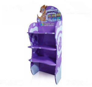 Durable Cardboard Material Floor Display Stand