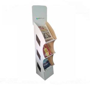Cardboard Corrugated Floor Display stand for retail store
