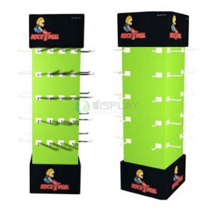 Best - selling corrugated paper Accessories products Display Stand with Hooks