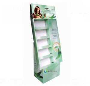 Custom high quality cardboard display stand for hair care products