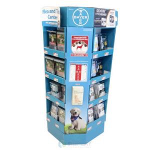 Point of Sale Cardboard Floor Display with 2 Sides