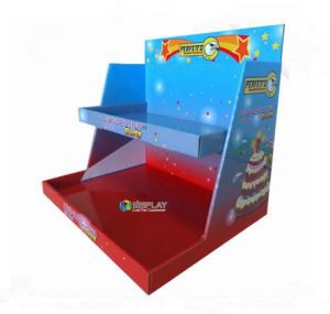 Stable Environmental Protection Cardboard Store Counter Display