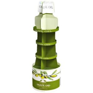 Cosmetic essential oil promotion cardboard free standing pop ​display rack