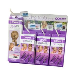 Hot selling cardboard pdq small display stands with peg hooks