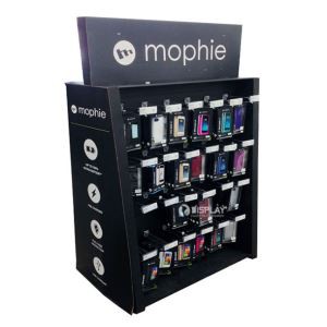 Cell Phone Accessory Cardboard Hook Display Stand for Mobile Phone Accessories, Exhibition Display Stand