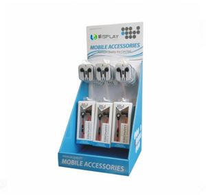 cardboard counter display stand for mobile phone accessaries promotion
